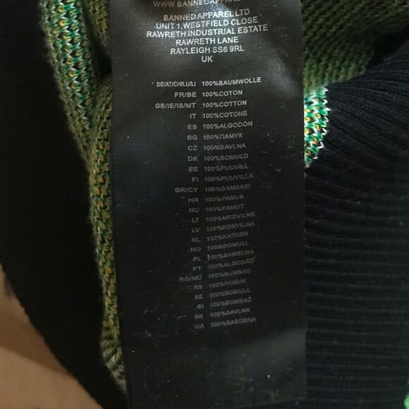 BANNED Apparel Spooky Boo Jumper Sweater Whimsigoth Halloween 4x NWT black - Picture 8 of 15